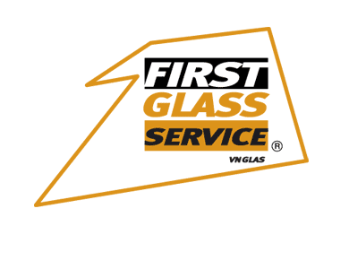 Logo tegnet af Torben Jantzen til VN Glas First Glass